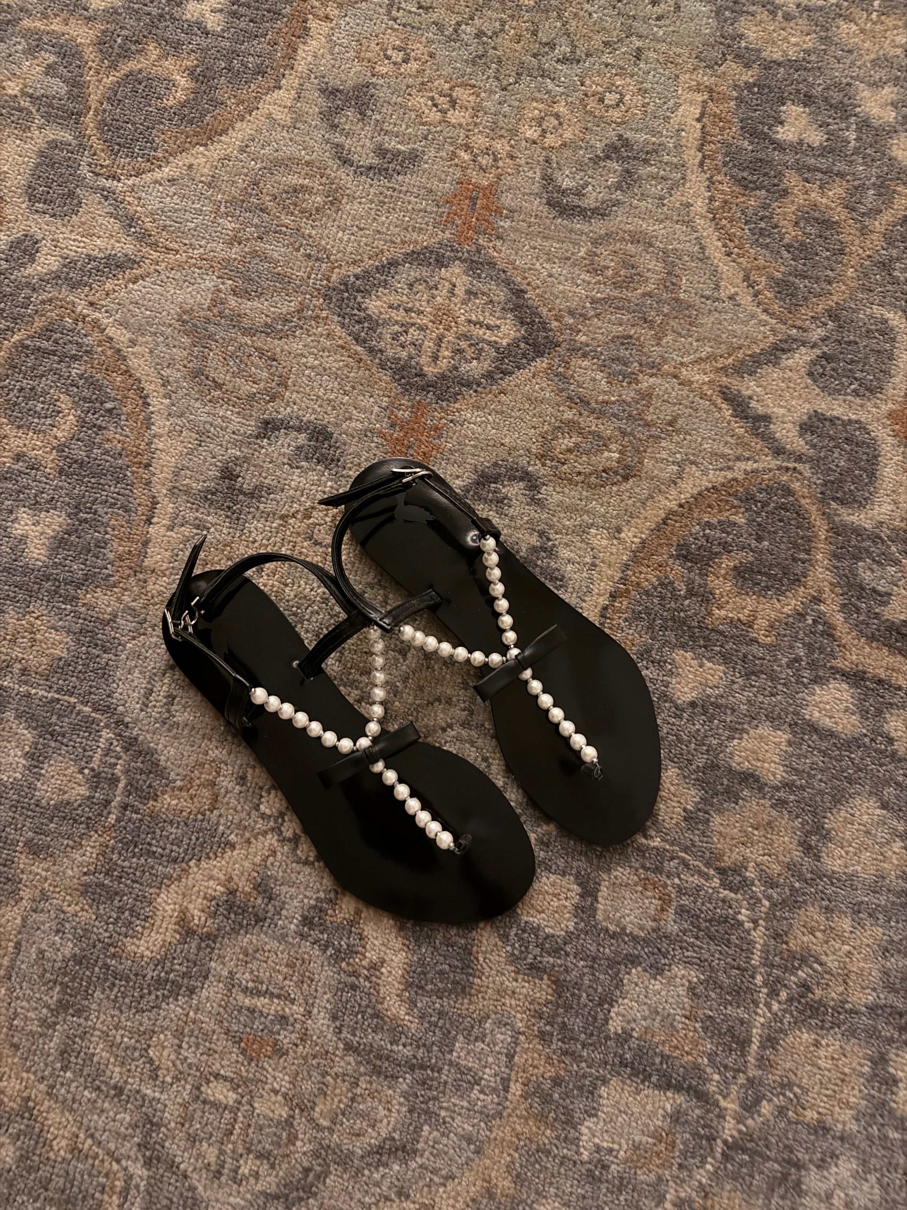 ELANO PEARL ANKLET SANDALS (ZBN-25004)