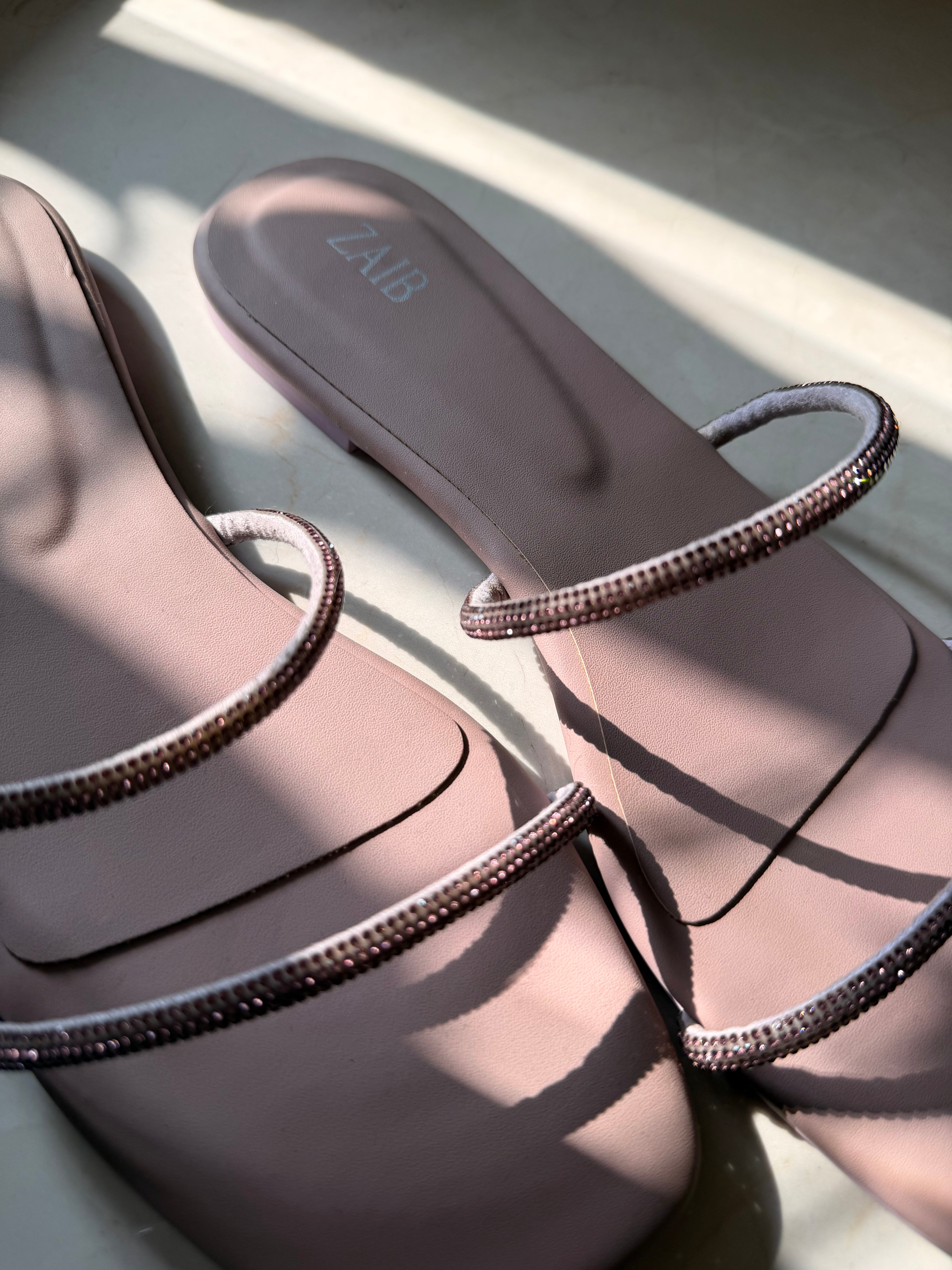 Blushing in Pink Crystal Flat