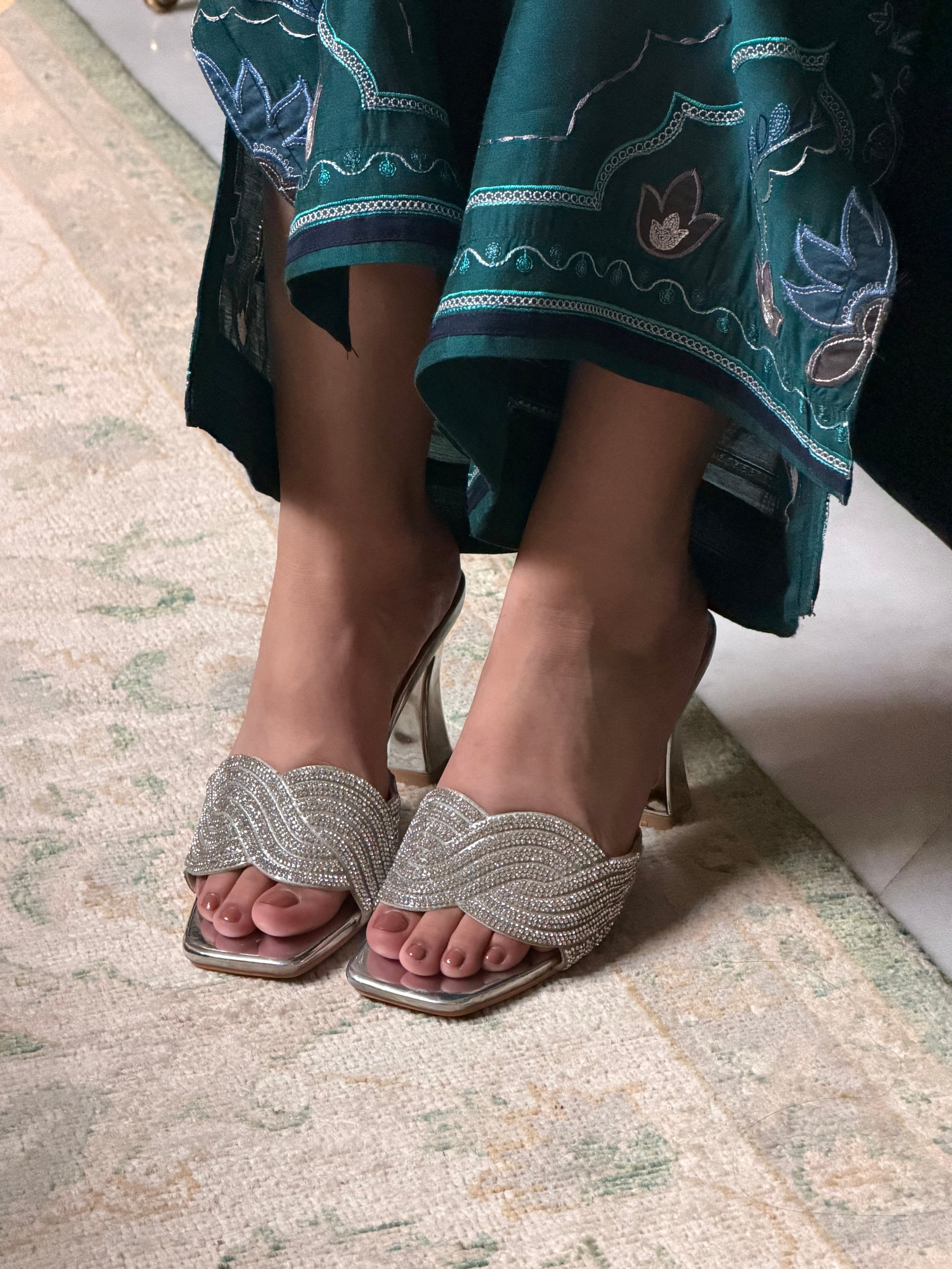 SWIRL BLING HEELS (ZBN-26012)