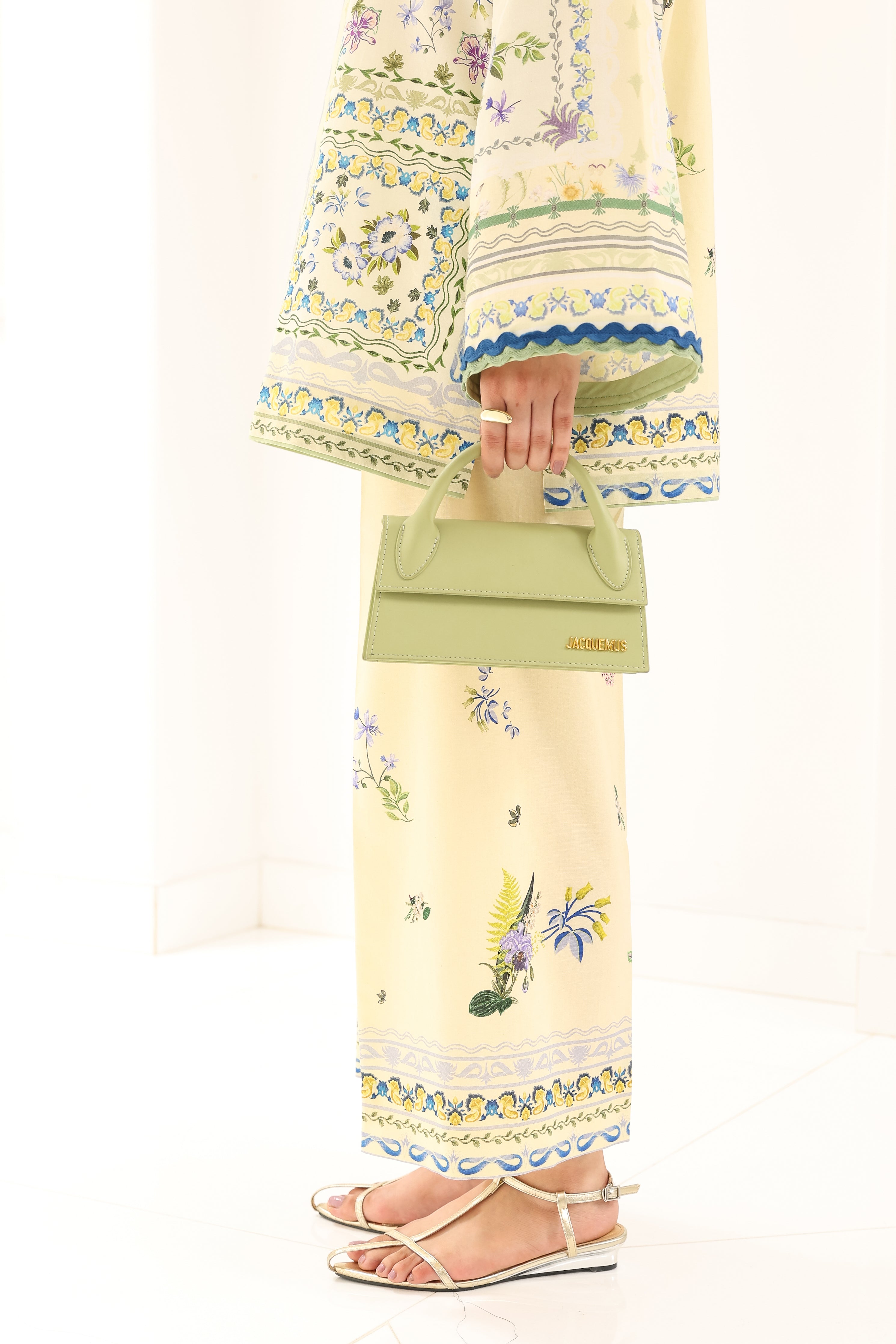 BUTTER YELLOW LUXURY PRINTED 2PCS SET (NPA2-25311) READY TO WEAR