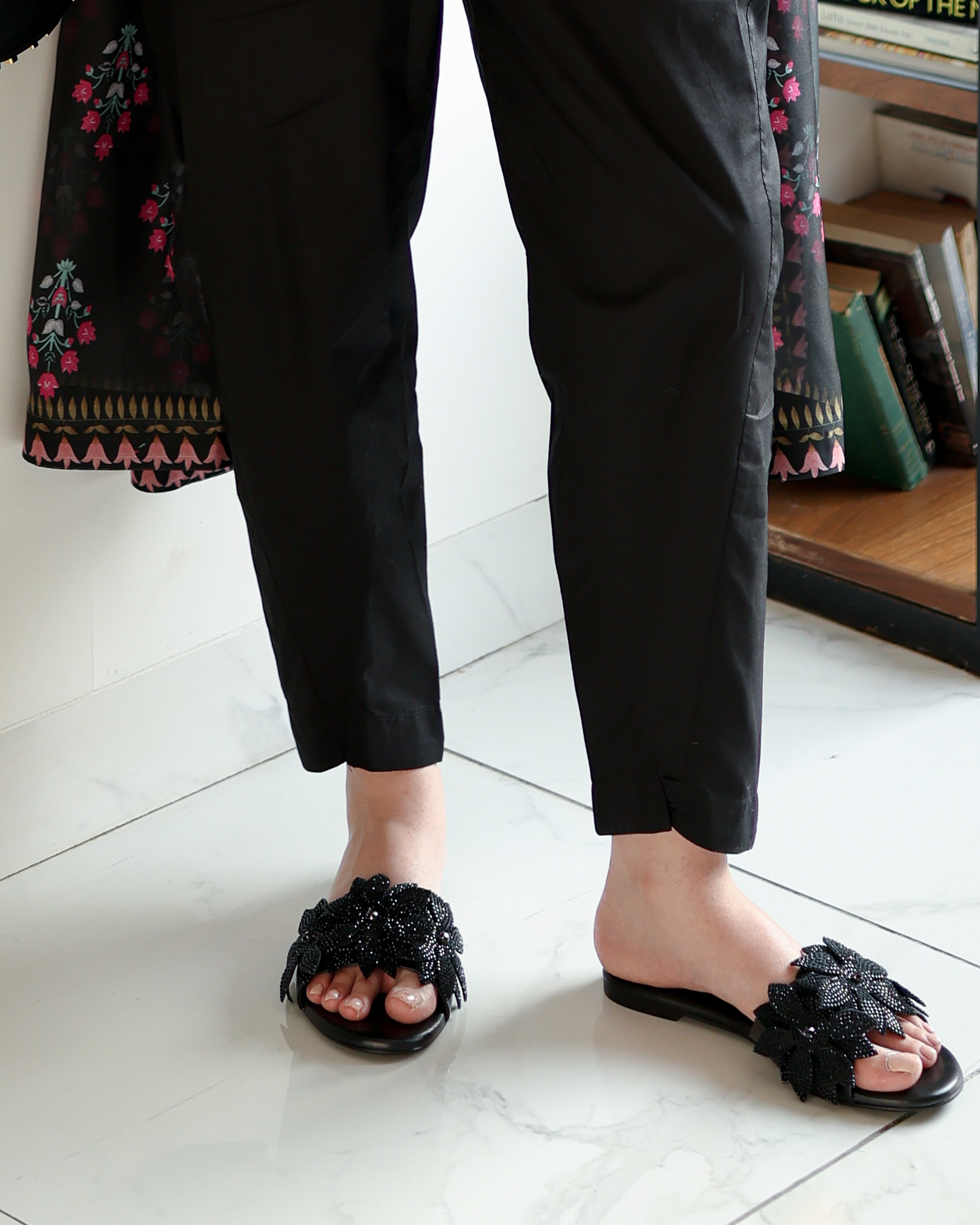 JET BLACK LUXURY EMBROIDERED 3 PCS SET (NPA3-25430)-READY TO WEAR