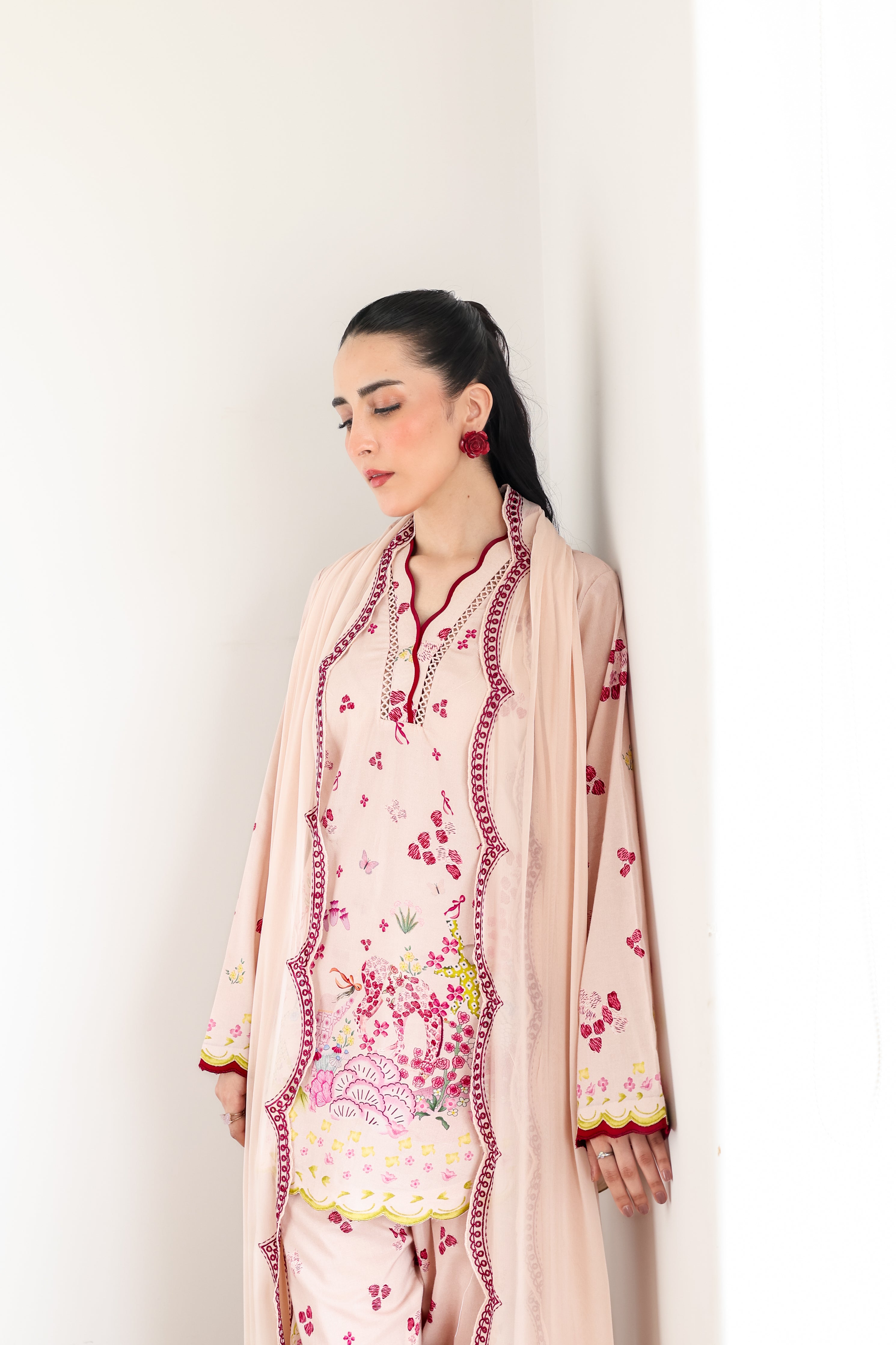 BLUSH PINK LUXURY PRINTED 3PCS SET (NPA3-25433) READY TO WEAR