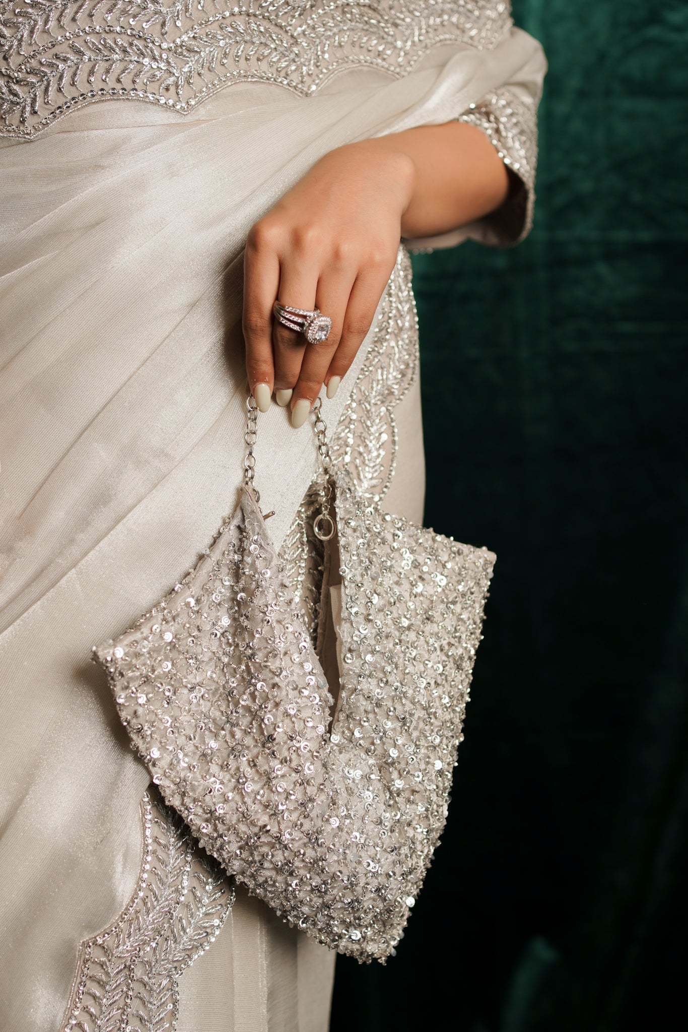 THE SILVER SAREE ZC-002
