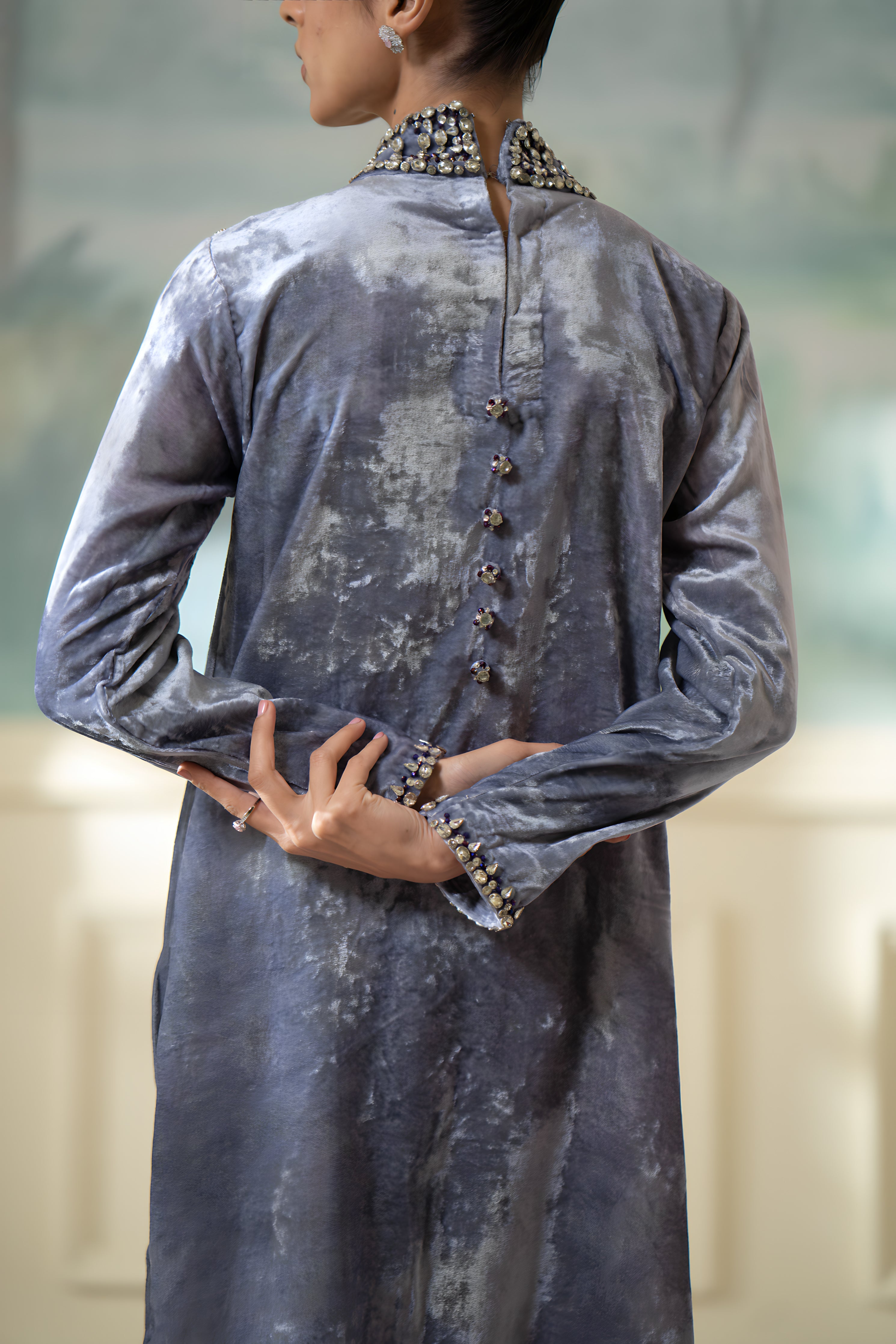 Lavender Velvet Jewels Set (NPA2-23344)