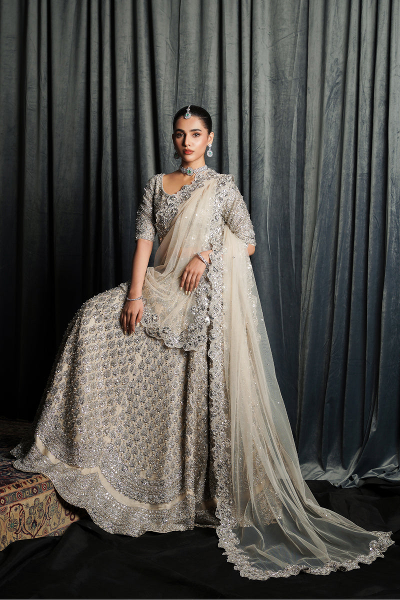 THE SILVER LEHNGA CHOLI ZC-001