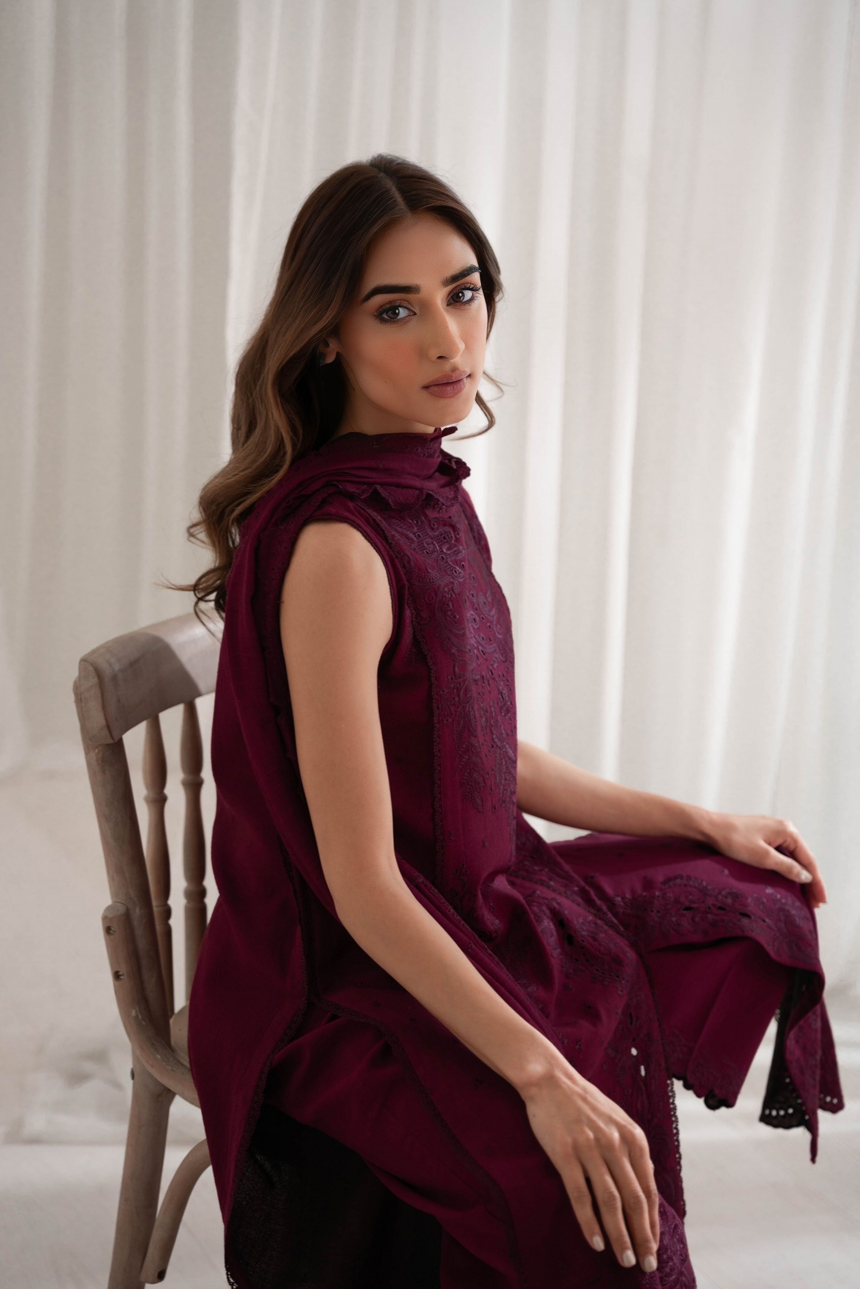 DEEP PLUM SET / EID PRET 2024 NPA3-24415