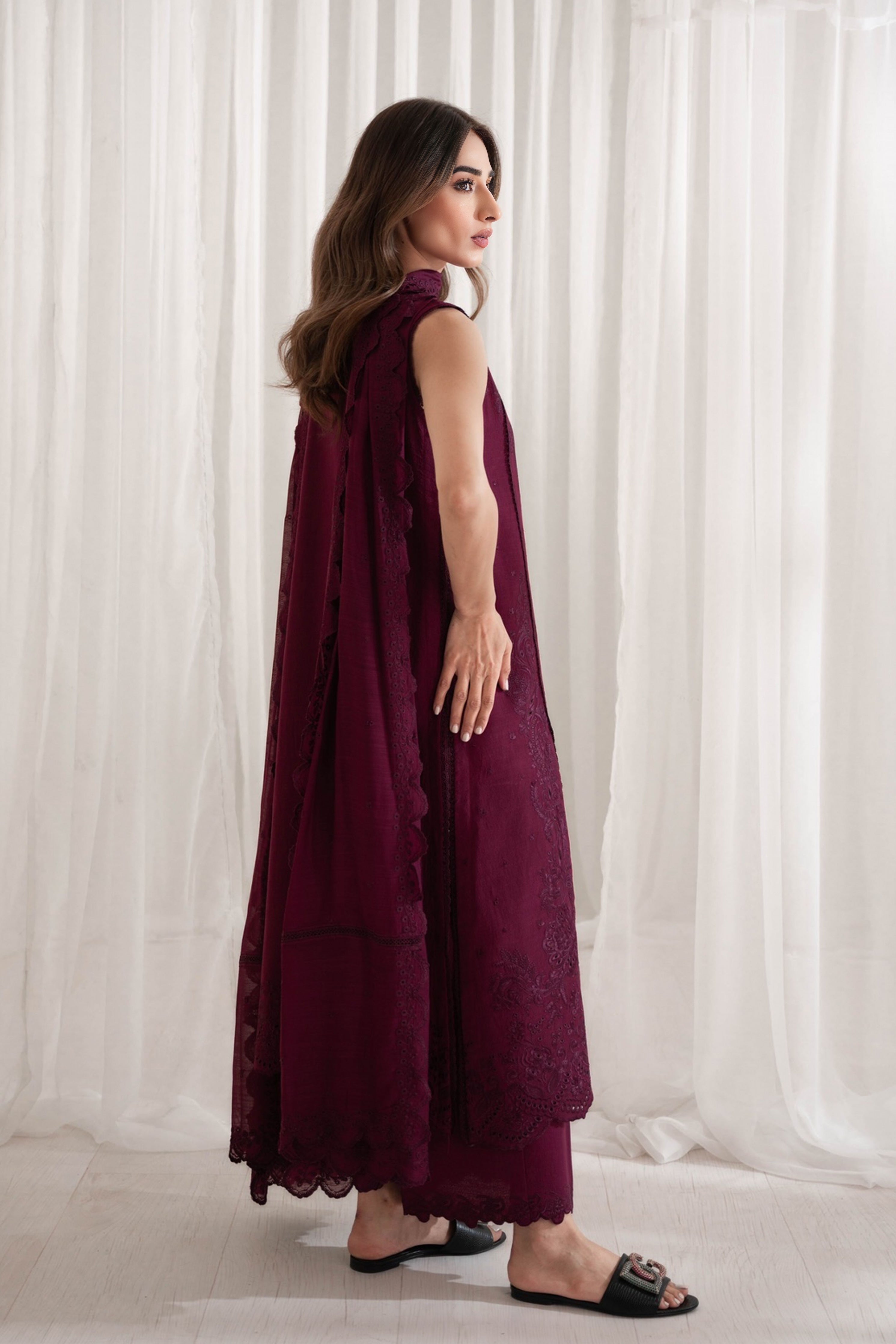 DEEP PLUM SET / EID PRET 2024 NPA3-24415