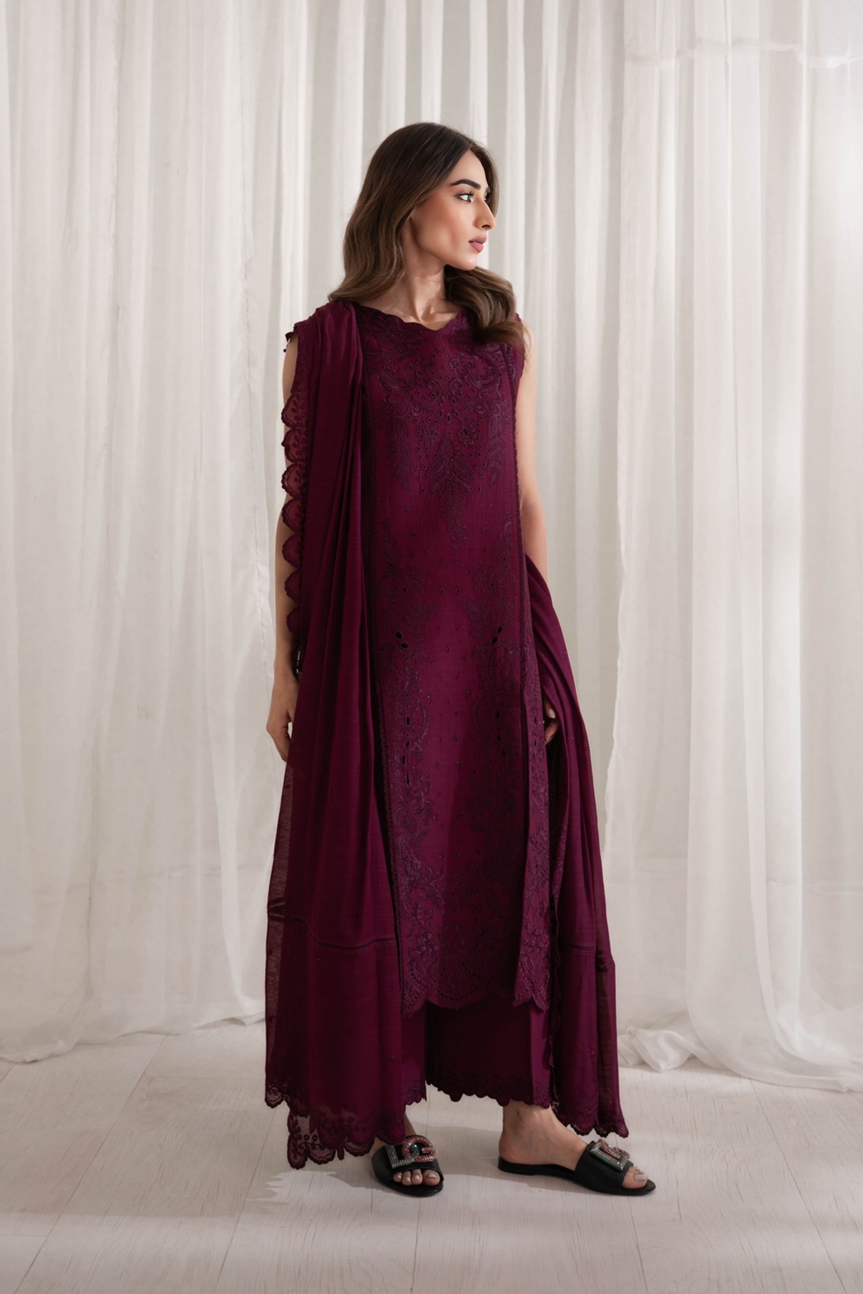 DEEP PLUM SET / EID PRET 2024 NPA3-24415