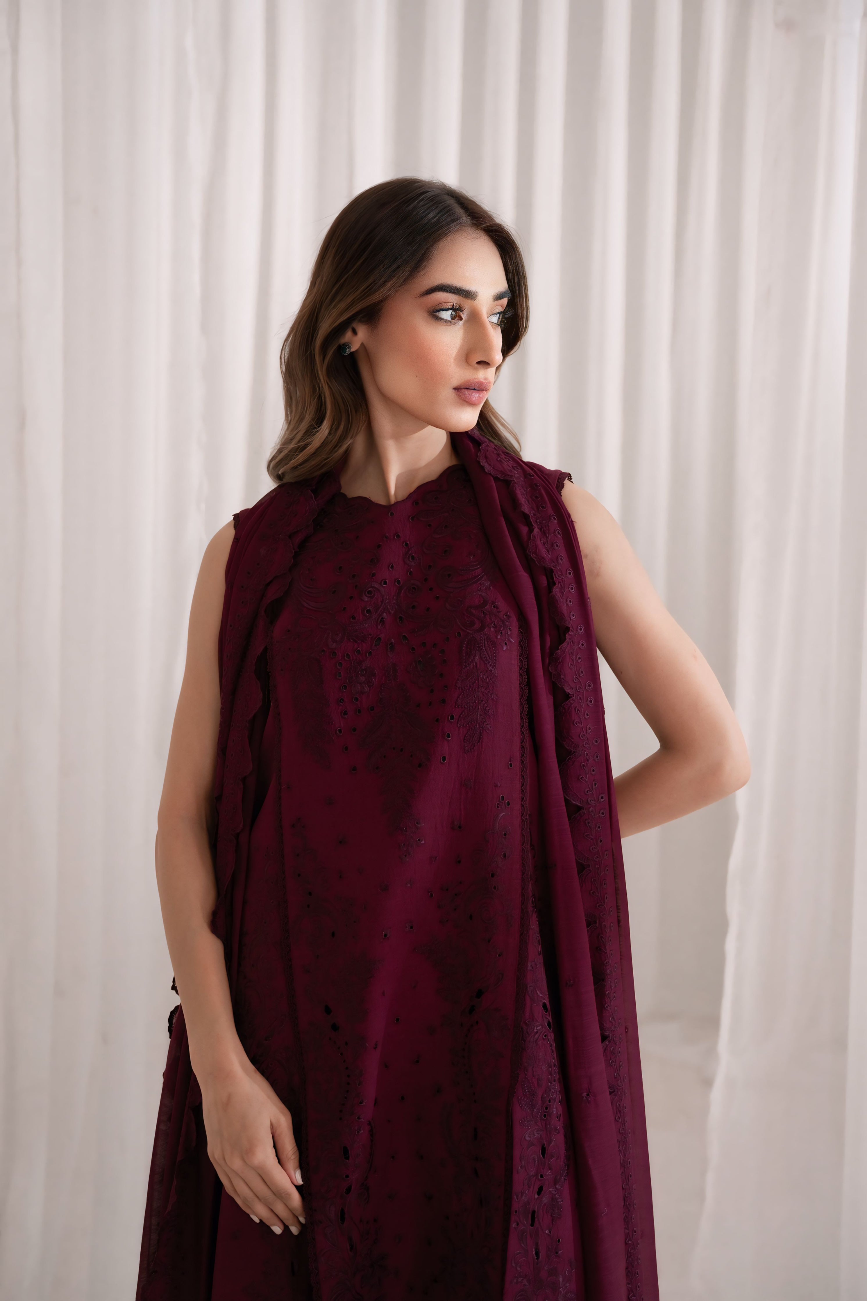 DEEP PLUM SET / EID PRET 2024 NPA3-24415