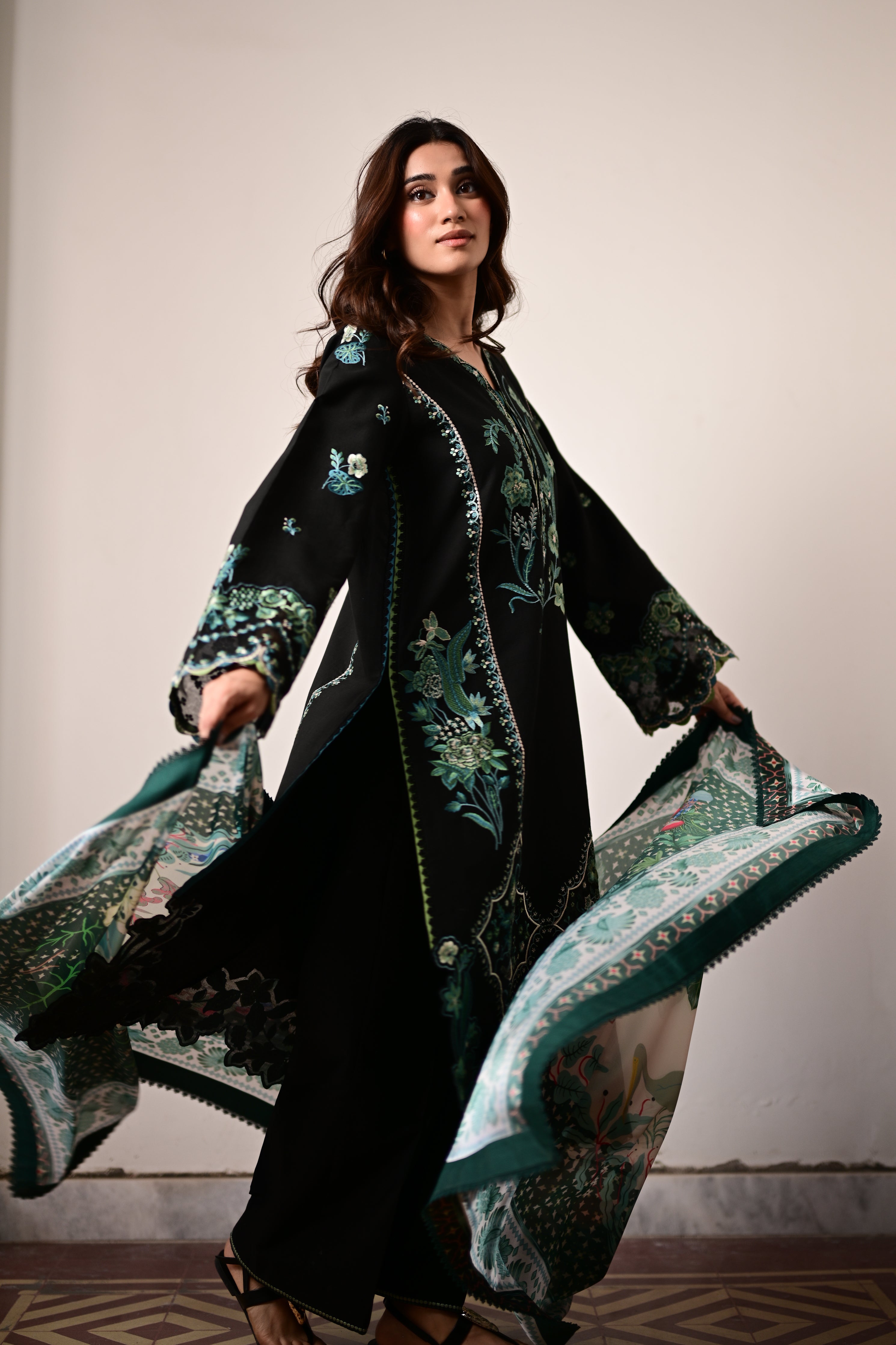 LUNA LUXURY EMBROIDERED LAWN SET (NEL-26614) EID UL ADHA 2026