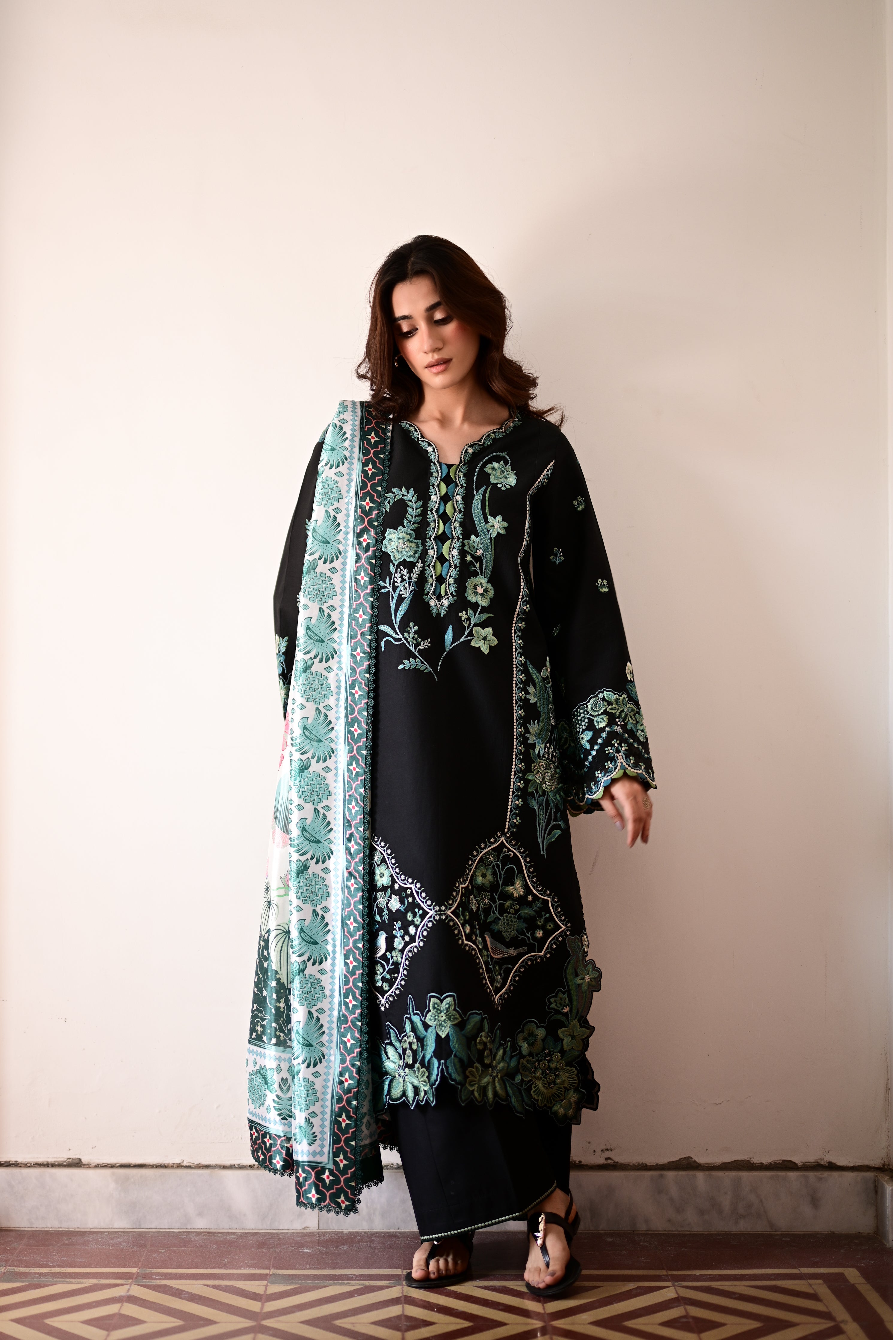 LUNA LUXURY EMBROIDERED LAWN SET (NEL-26614) EID UL ADHA 2026