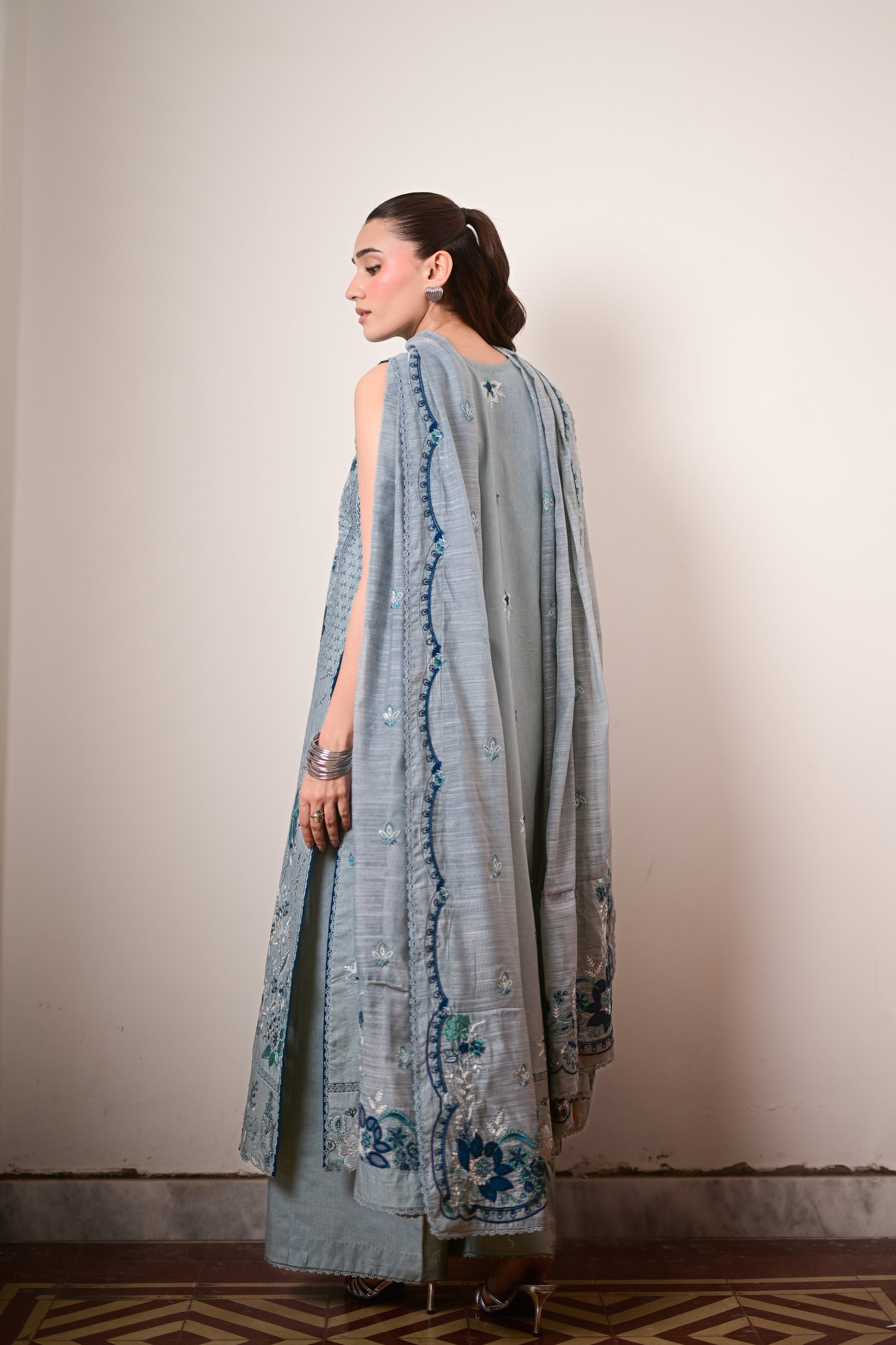 REEM LUXURY EMBROIDERED LAWN SET (NEL-26615) EID UL ADHA 2026
