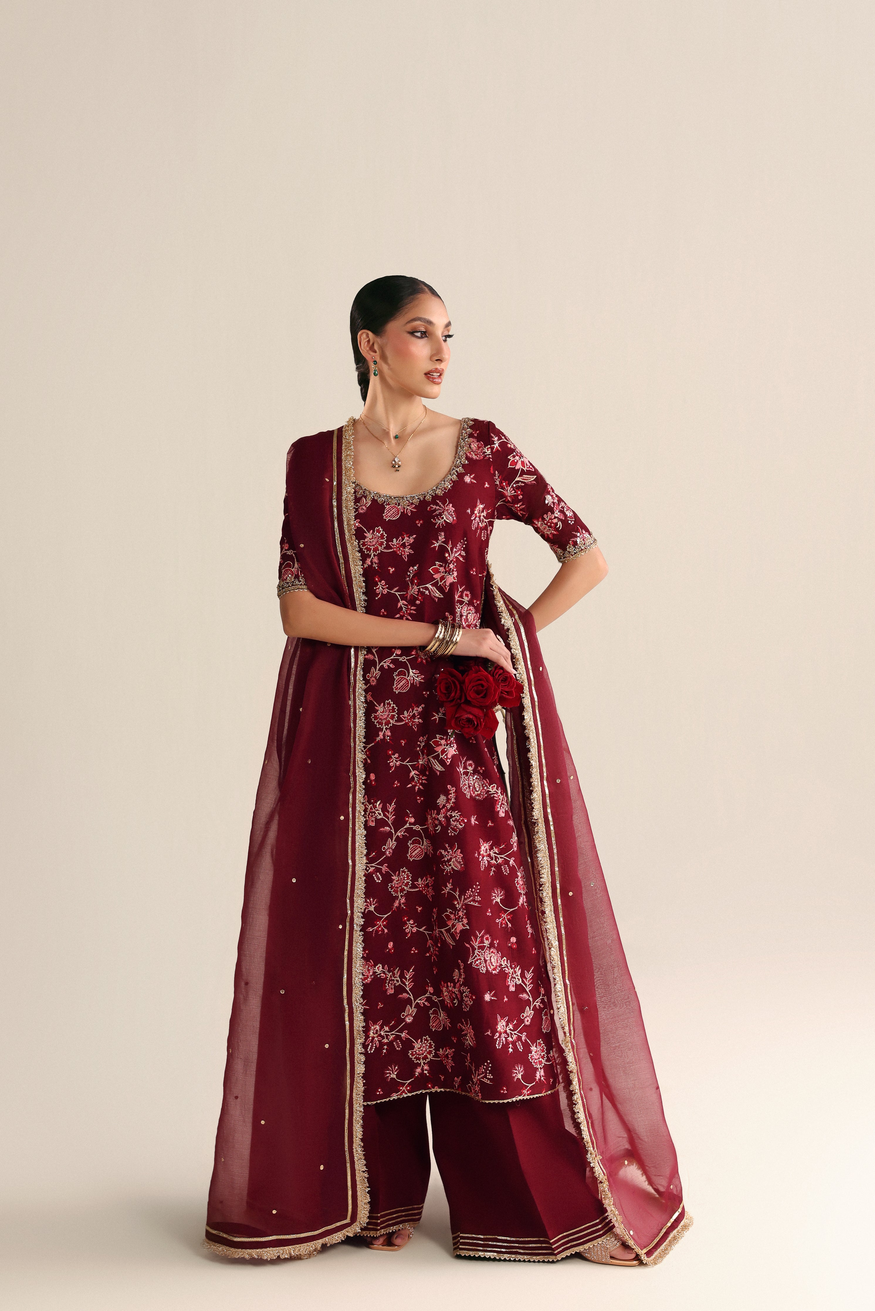 DEEP MAROON LUXURY WEDDING EDIT 2026 (NPA3-26449)
