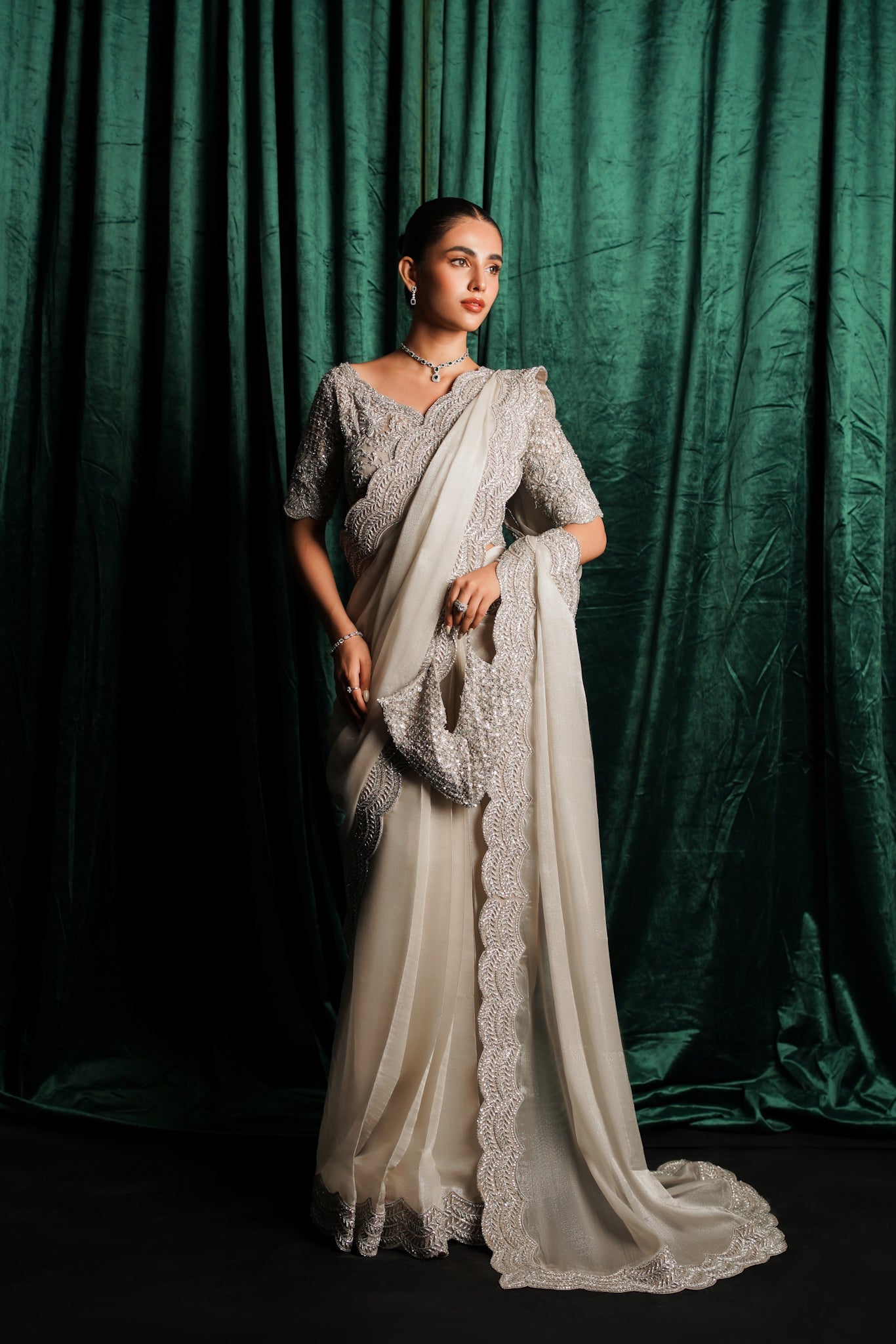 THE SILVER SAREE ZC-002