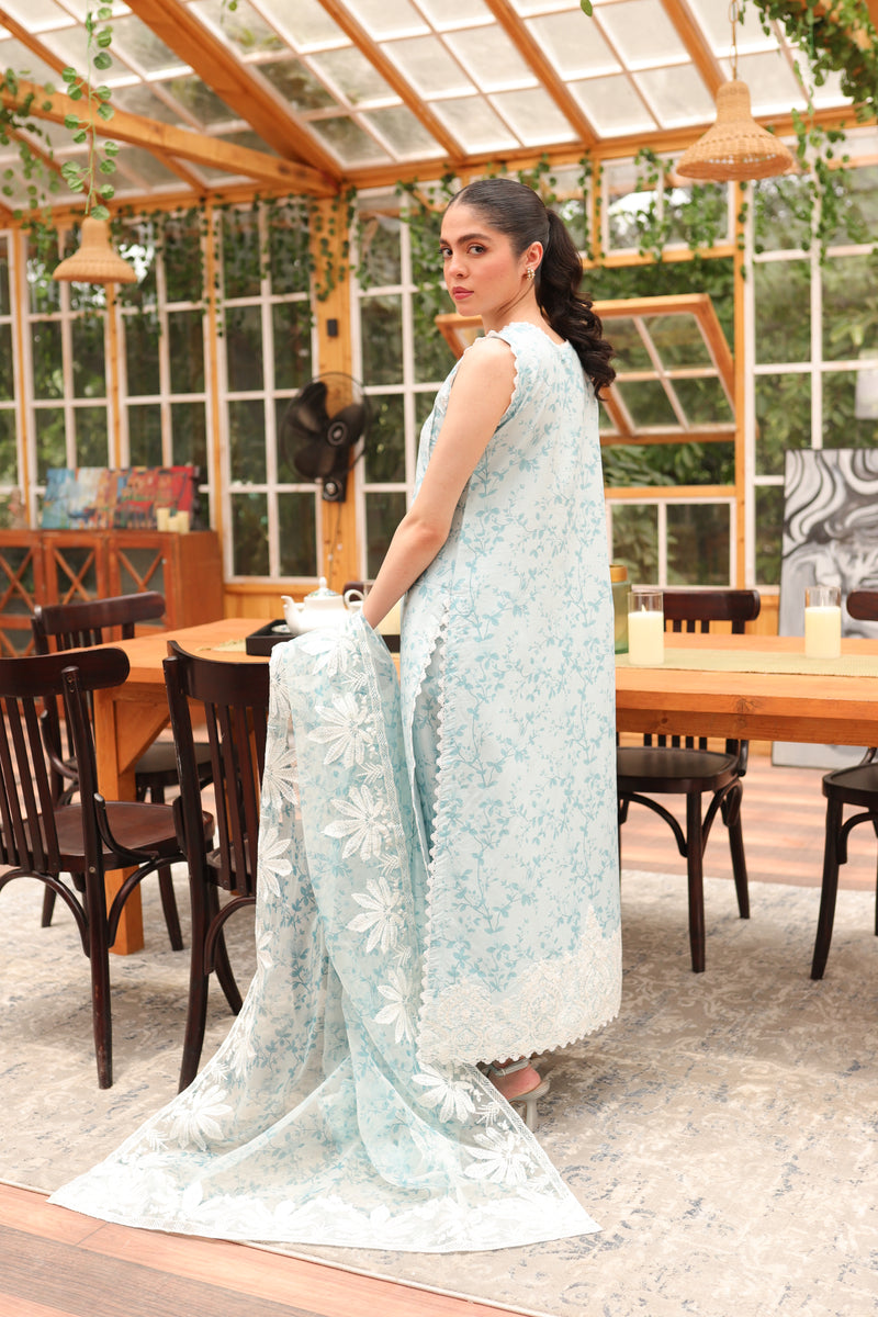 PASTEL BLUE LUXURY LAWN NEL-23625