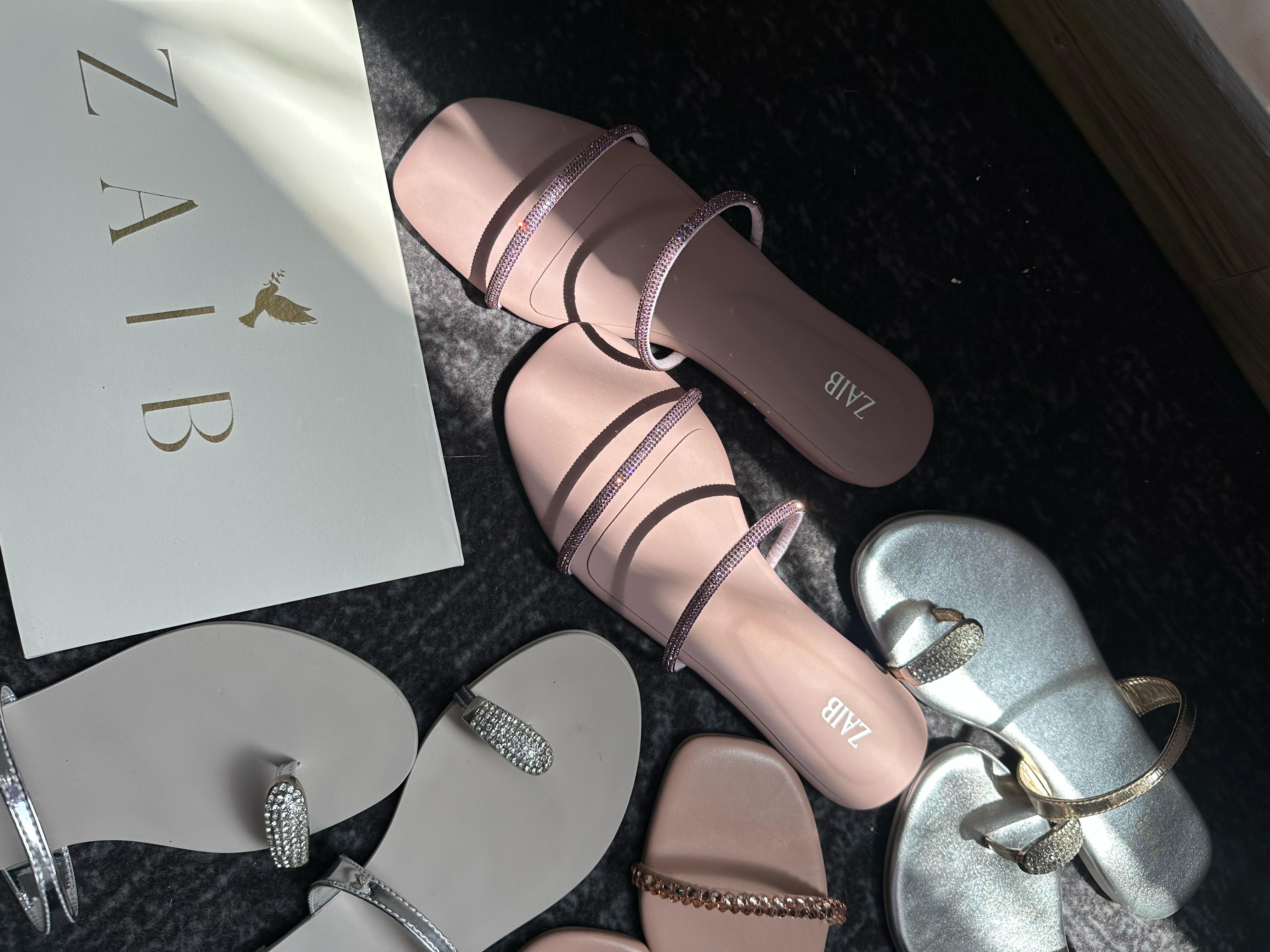Blushing in Pink Crystal Flat