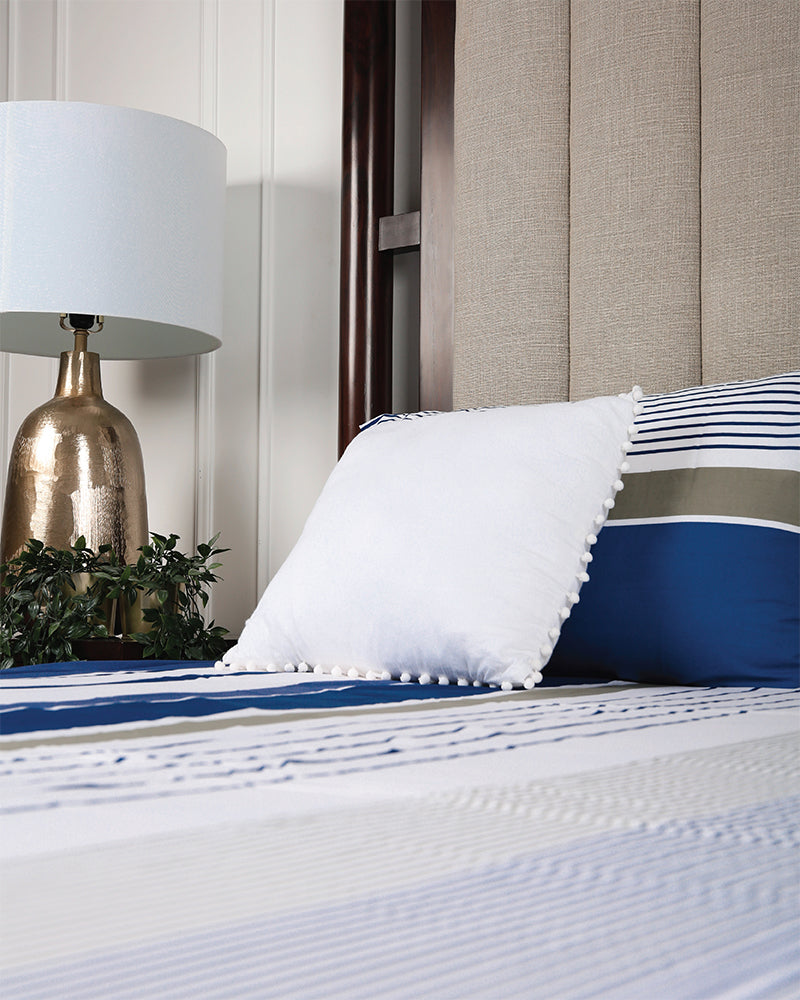Blue String Bed Sheet BED-21056