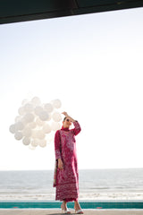 STITCHED ZAINAB 3: SHOCKING PINK NEL-23612