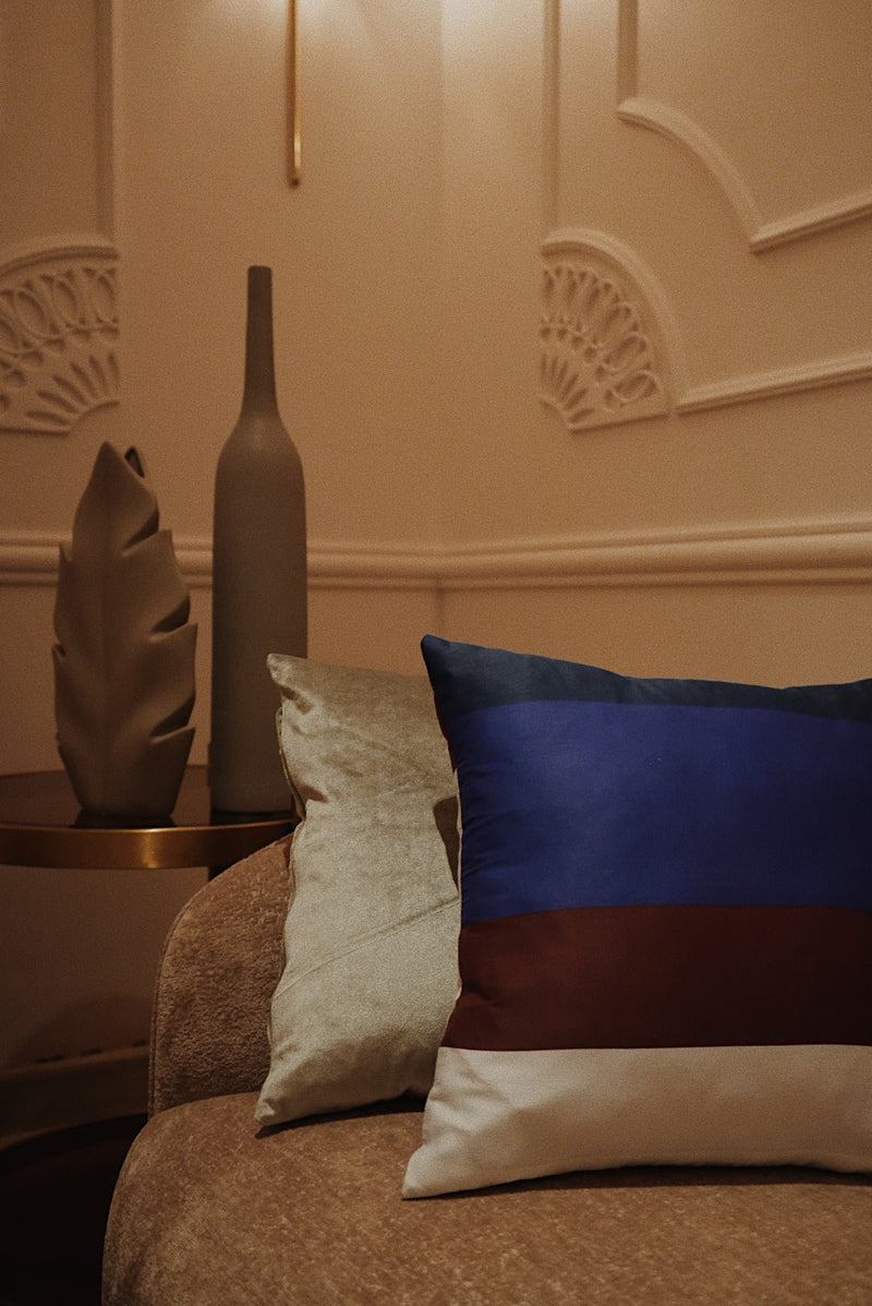 Groove Decorative Sateen Cushion
