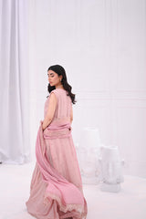 30% OFF BLUSH PINK LUXURY COTTON NET NEL-23613