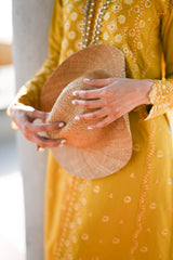 20% OFF STITCHED ALIZEH 3: Mustard NEL-23611