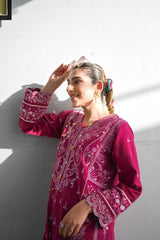 STITCHED ZAINAB 3: SHOCKING PINK NEL-23612